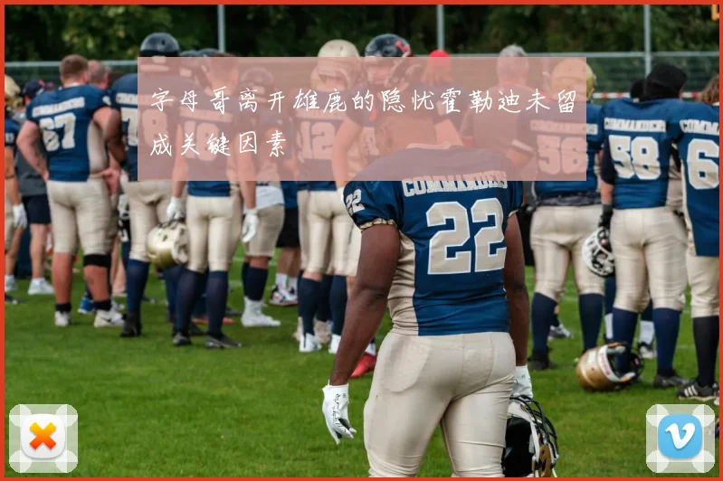 字母哥离开雄鹿的隐忧霍勒迪未留成关键因素